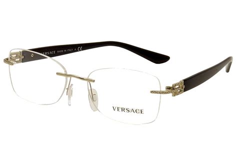 versace rimless eyeglasses|versace eyeglass frames for women.